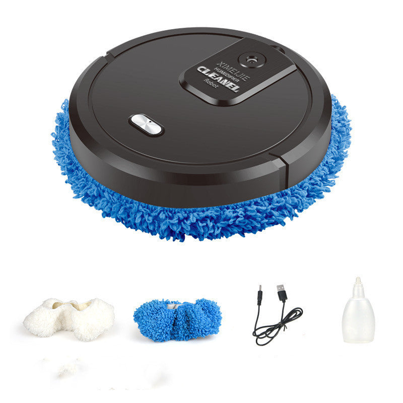 Automatic Sweeping & Spraying Robot Vacuum – USB Rechargeable, Low‑Noise Home Cleaner