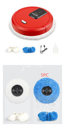 Automatic Sweeping & Spraying Robot Vacuum – USB Rechargeable, Low‑Noise Home Cleaner