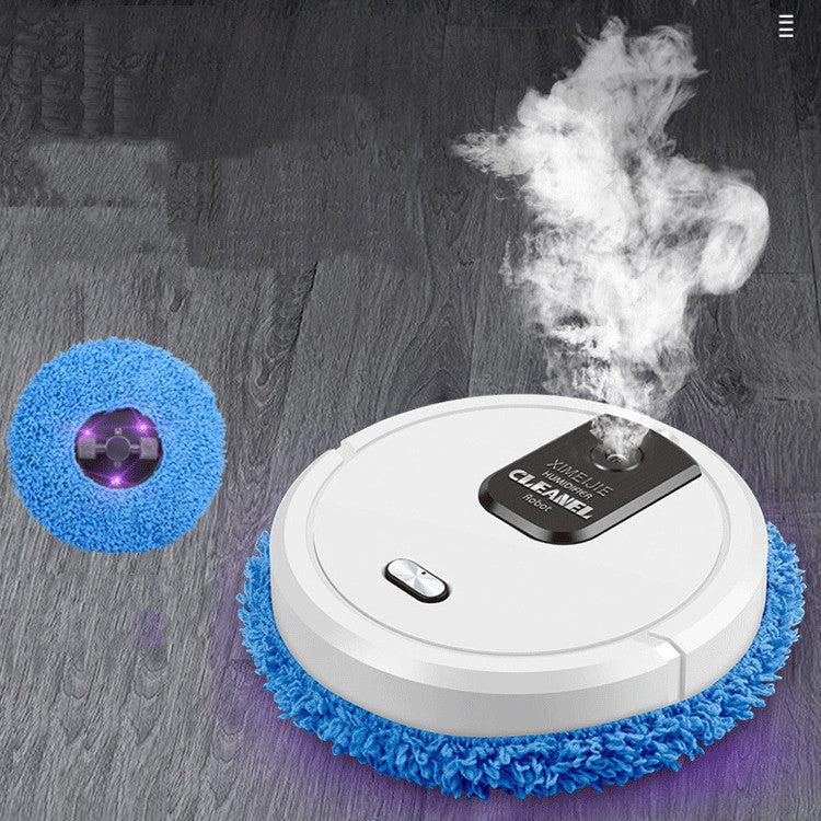 Automatic Sweeping & Spraying Robot Vacuum – USB Rechargeable, Low‑Noise Home Cleaner