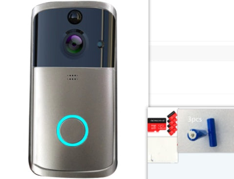 Smart Wi-Fi Video Doorbell Camera – Wireless HD Security Camera with Motion Detection & Two-Way Audio