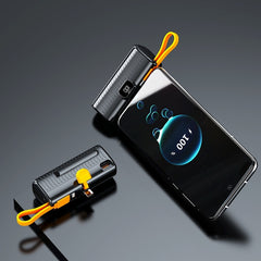 Mini Portable Charger Power Bank – Compact Capsule Design, Fast Charging Backup Battery for iPhone & Android