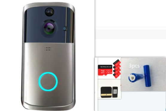 Smart Wi-Fi Video Doorbell Camera – Wireless HD Security Camera with Motion Detection & Two-Way Audio