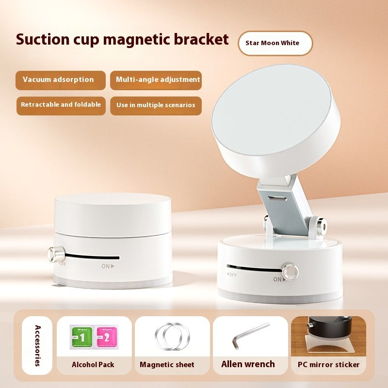 Foldable Magnetic Car Phone Holder with Strong Suction Cup – Hands-Free Mount for Smartphones & GPS Navigation