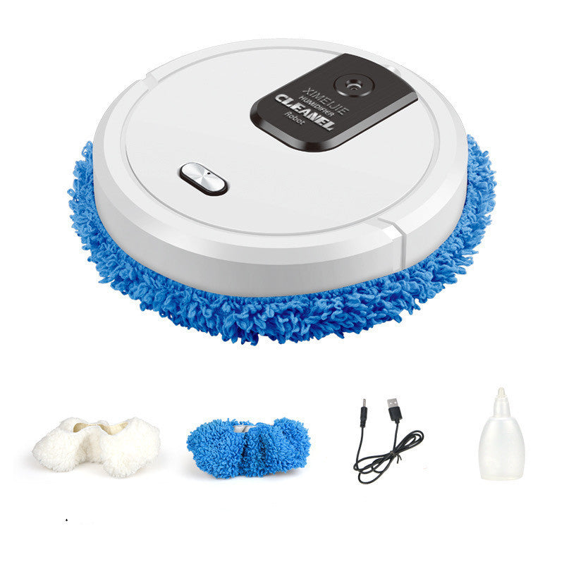 Automatic Sweeping & Spraying Robot Vacuum – USB Rechargeable, Low‑Noise Home Cleaner