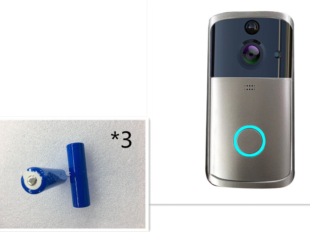 Smart Wi-Fi Video Doorbell Camera – Wireless HD Security Camera with Motion Detection & Two-Way Audio